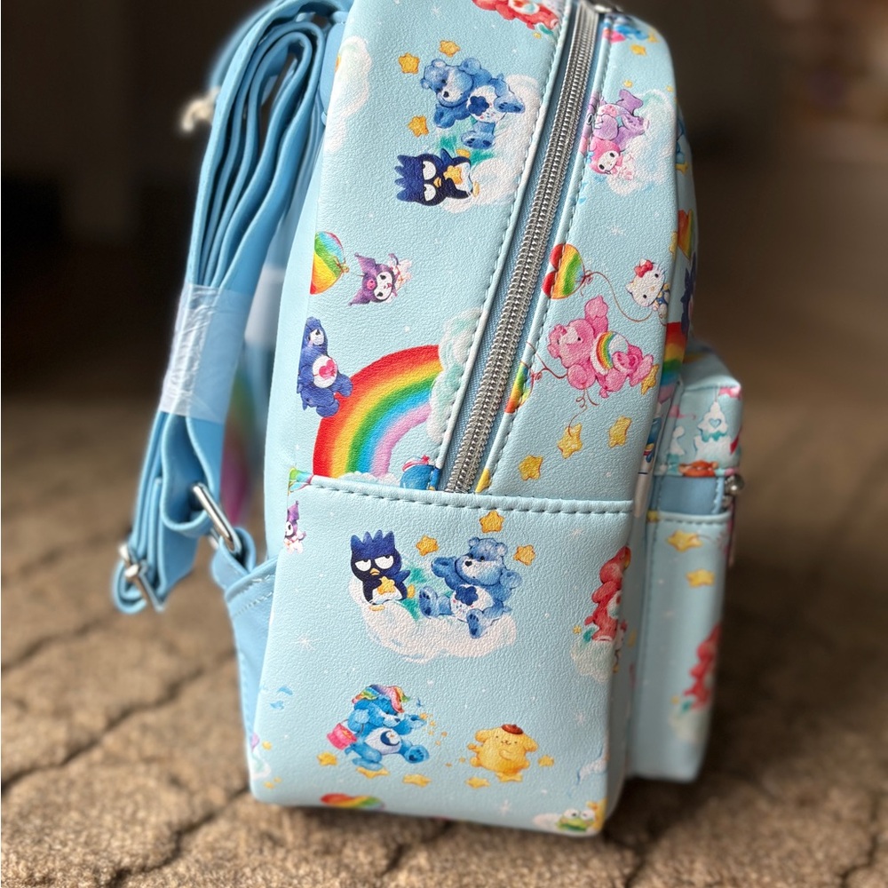 Loungefly Sanrio Hello Kitty and Friends collab w/ Care Bears mini backpack NWT - Picture 6 of 9